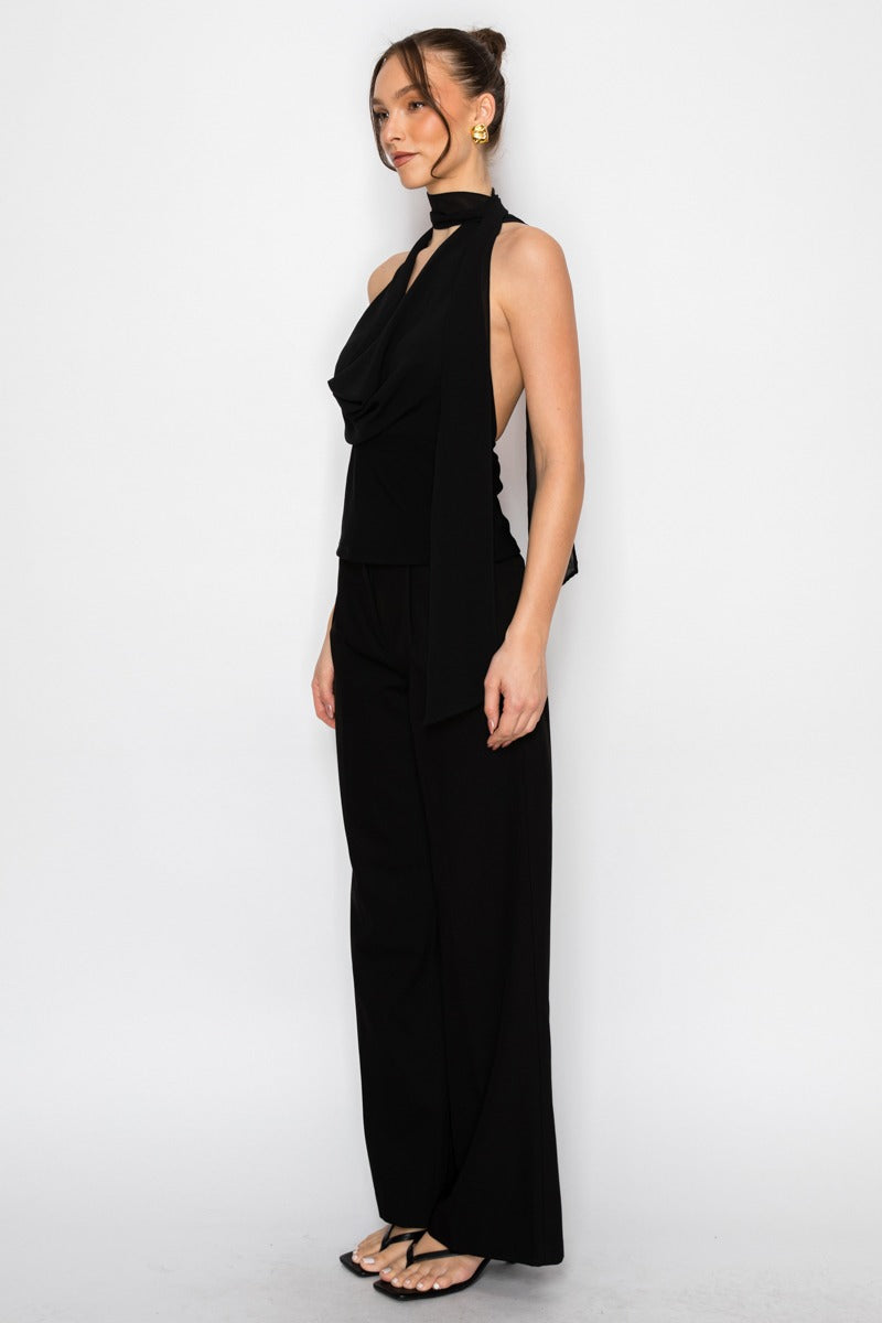 Erika Halter Scarf Top