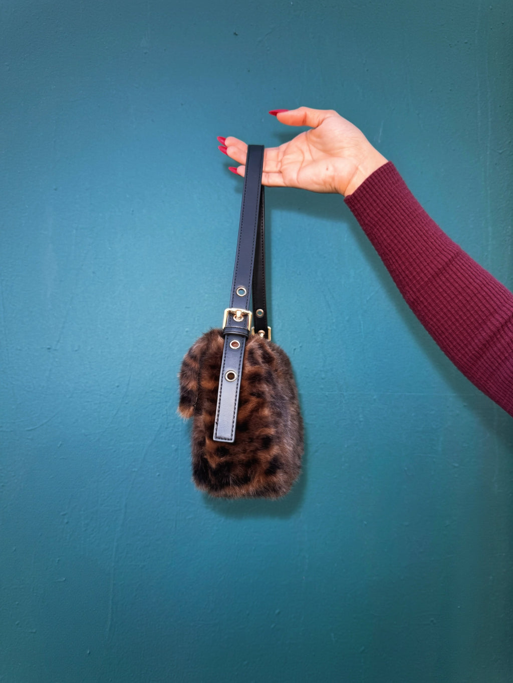 Leopard Furr Bag