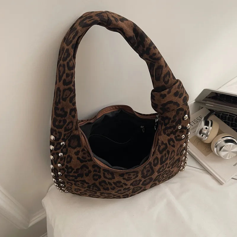 Riri Leopard Print Bag