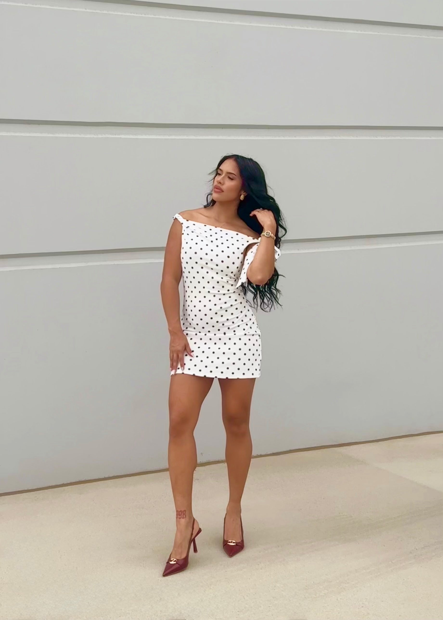 Celine Polkadot dress