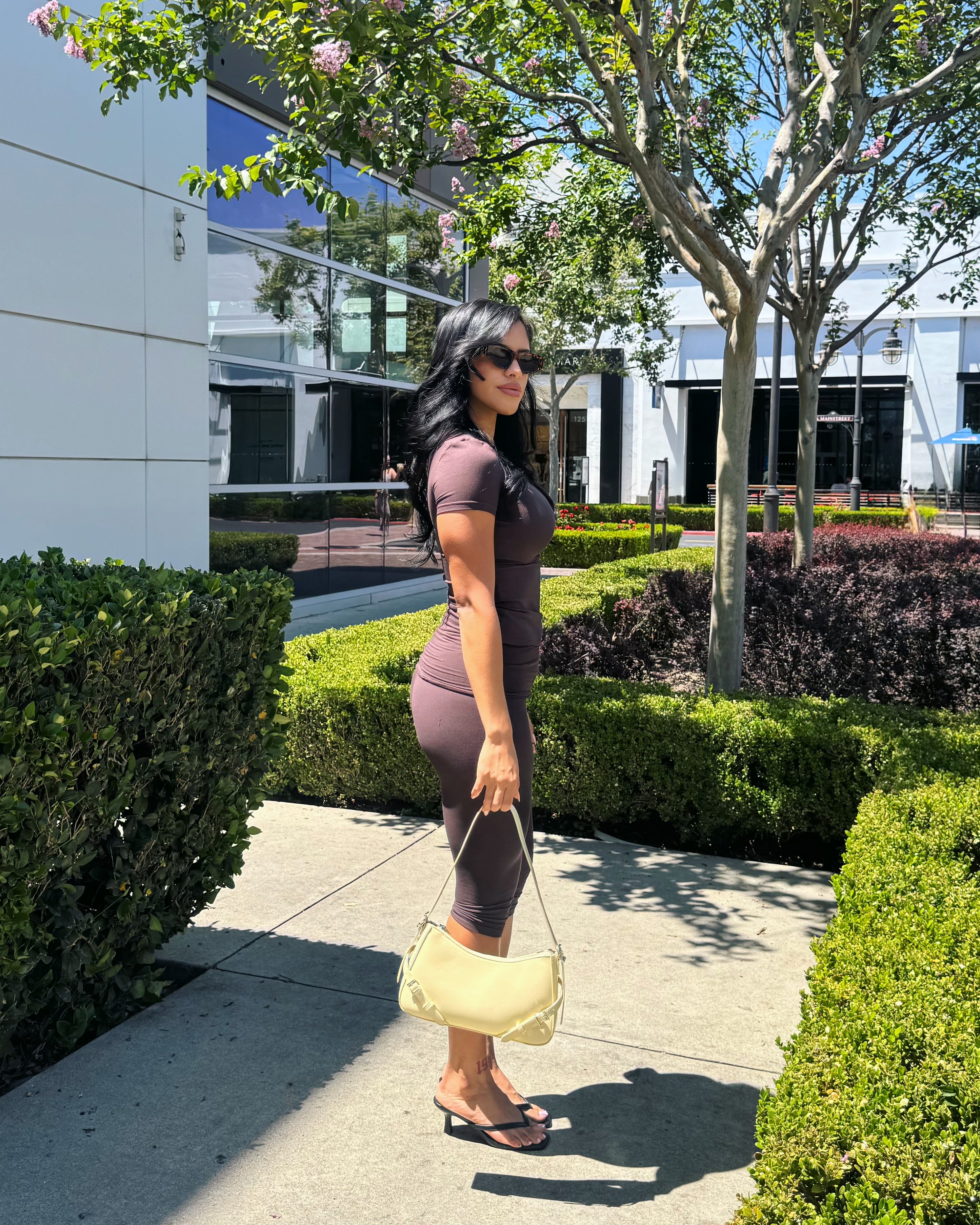 Britt Fold-over Capri Two Piece Set