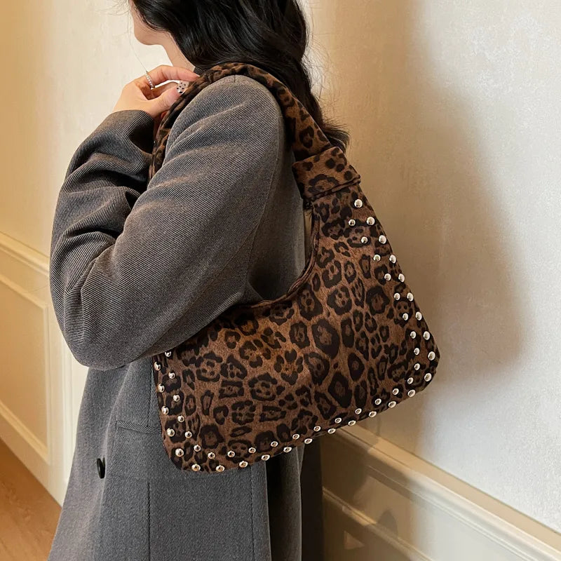Riri Leopard Print Bag