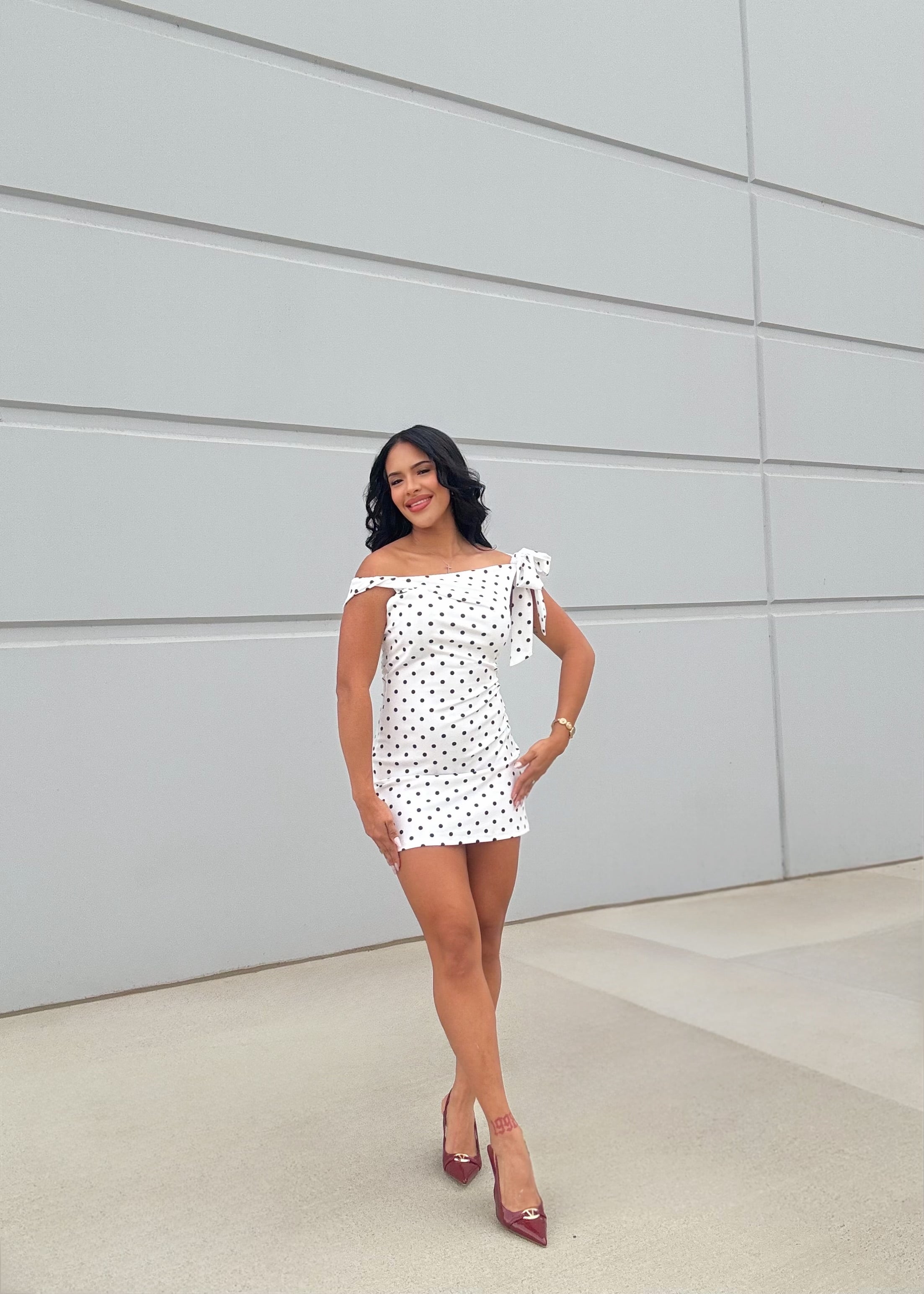 Celine Polkadot dress