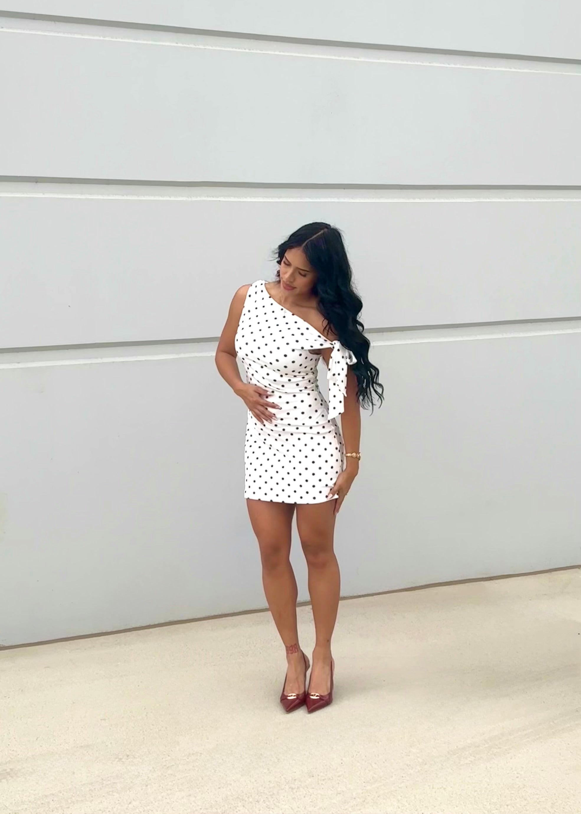 Celine Polkadot dress