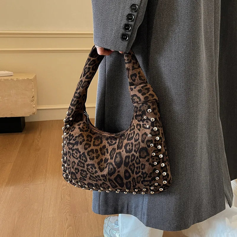 Riri Leopard Print Bag