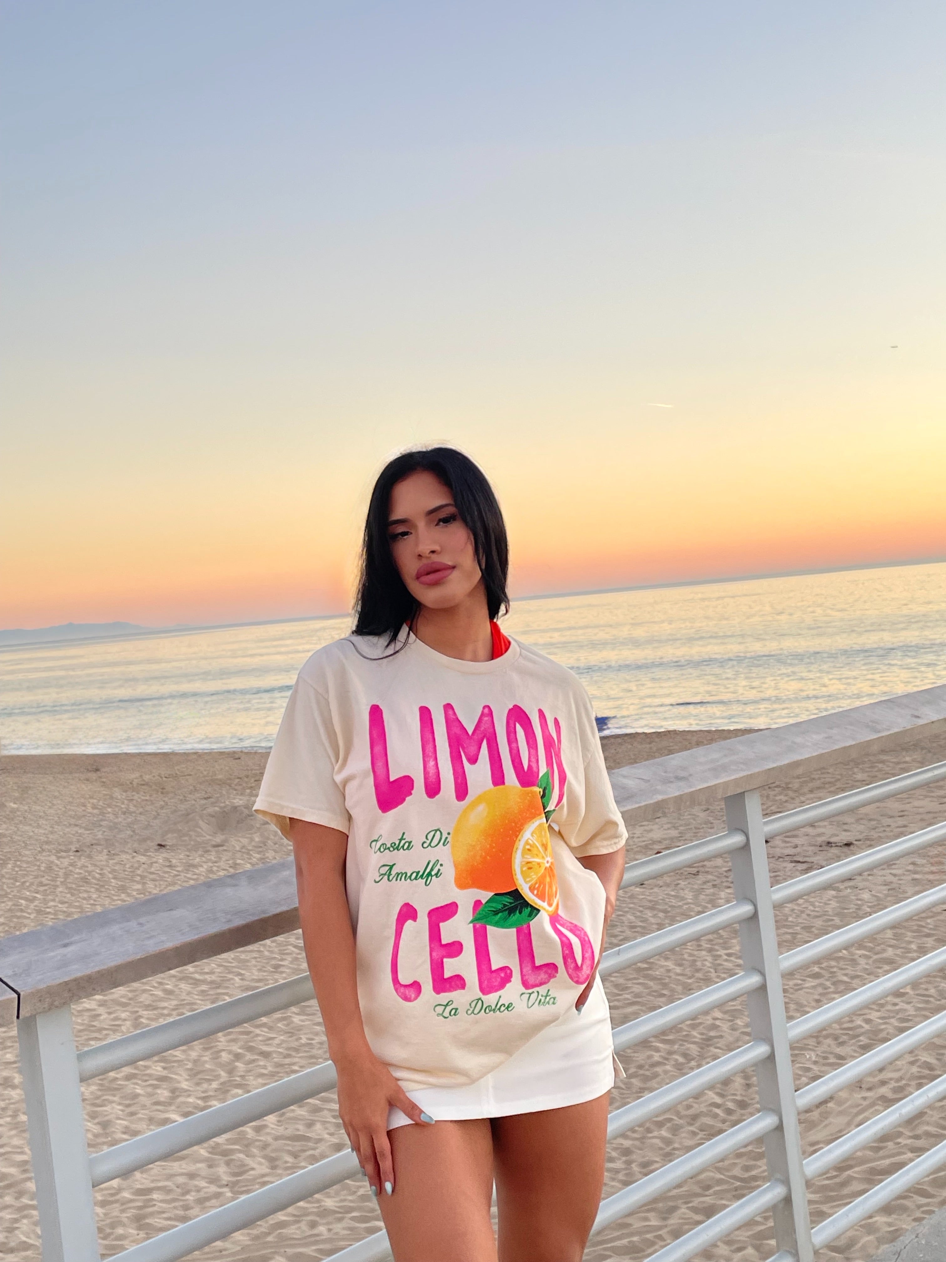 Lemon Drop Oversized T-Shirt