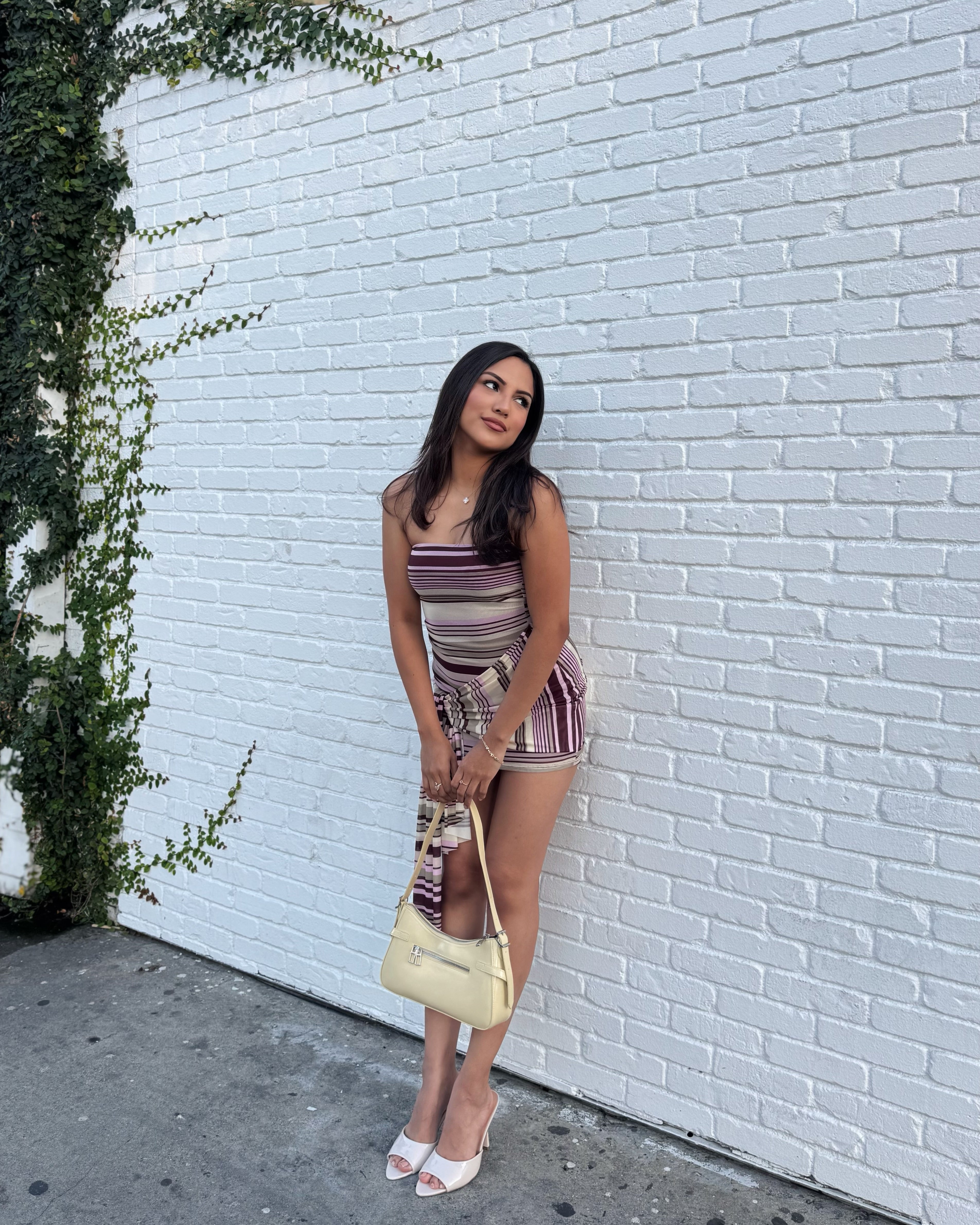 Sabrina Stripe Tube Dress