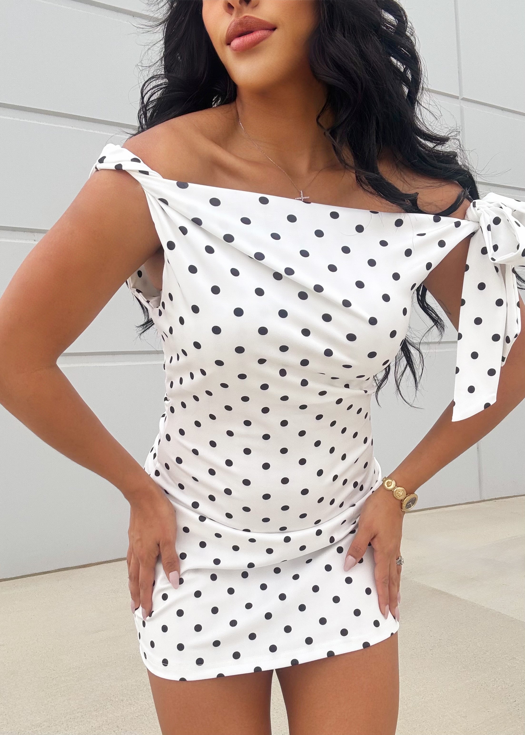Celine Polkadot dress