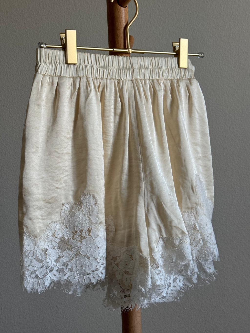 Amy Satin Lace Shorts